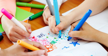 iscrizioni-openday Bambini che disegnano